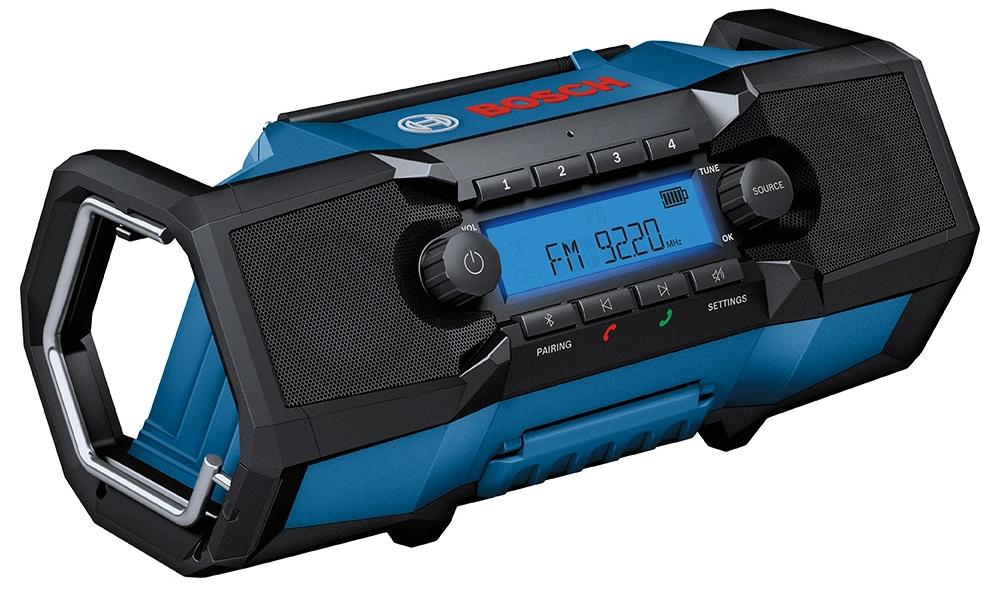 Ραδιόφωνο επαναφορτιζόμενο Bosch - Professional, GPB 18V-3C, με Bluetooth, Solo