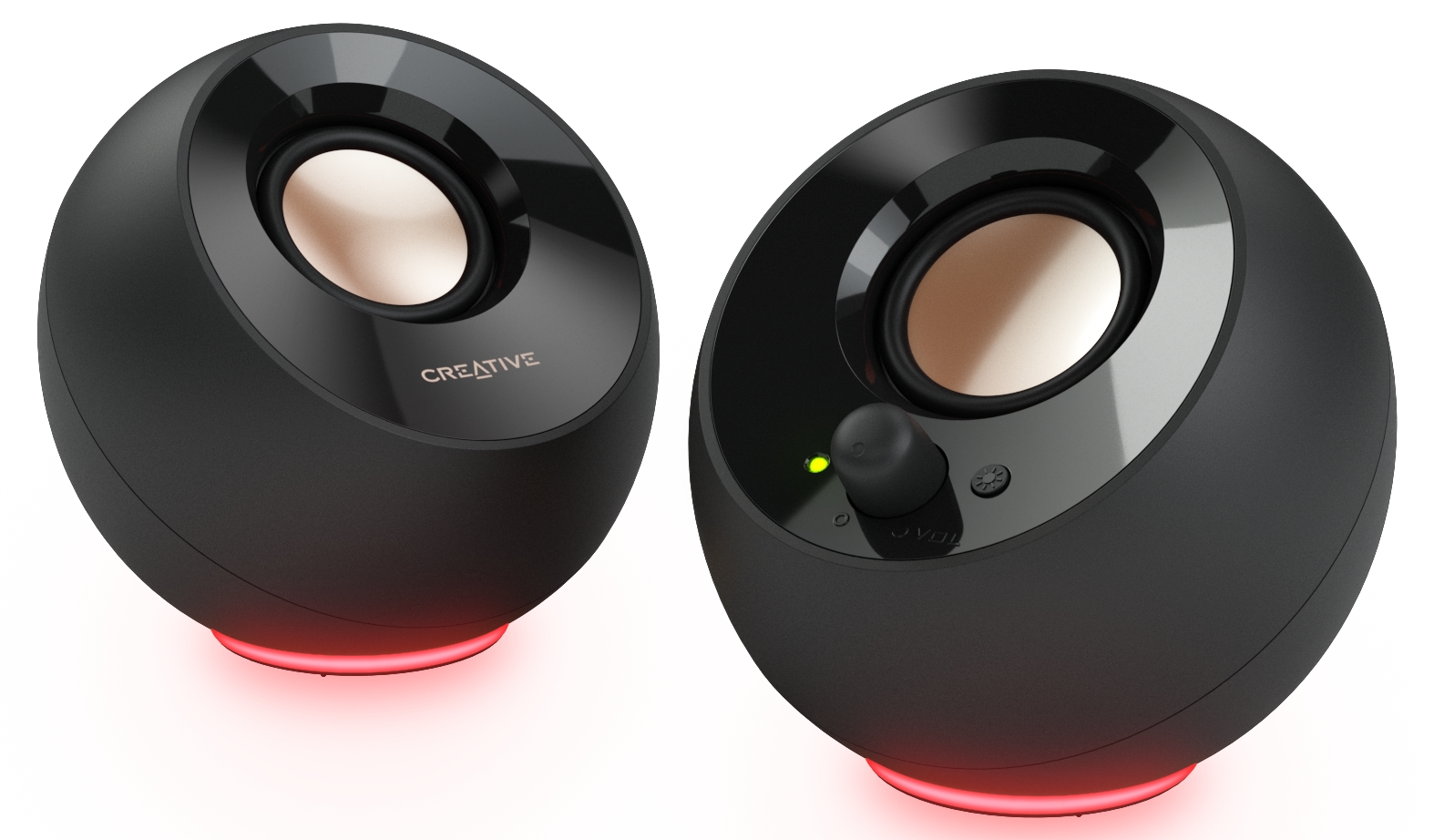 Ηχοσύστημα Creative - Pebble SE, 2.0, 4.4W, RGB, μαύρο
