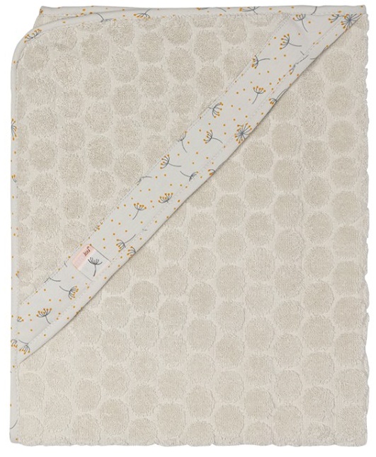 Βρεφική πετσέτα  Bebe-Jou - 75 x 85 cm, Wish Grey