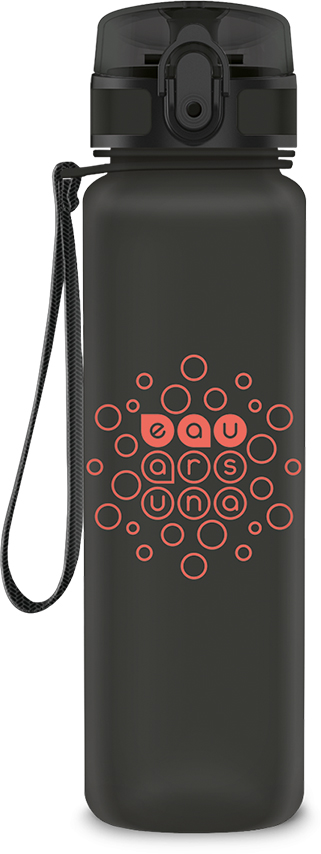 Μπουκάλι Ars Una - Dark Grey, 600 ml