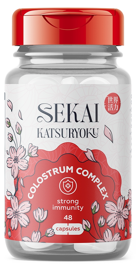 Colostrum Complex, 48 κάψουλες, Sekai Katsuryoku