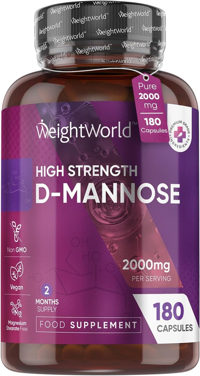 D-Mannose, 180 κάψουλες , Weight World