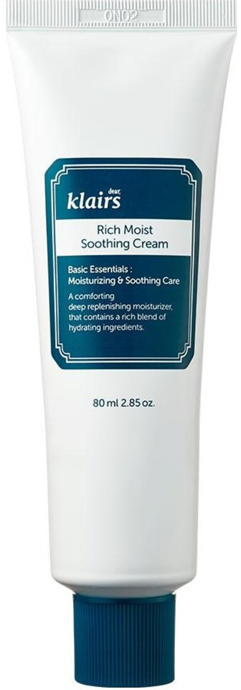 Dear Klairs Rich Moist Καταπραϋντική κρέμα προσώπου, 80 ml