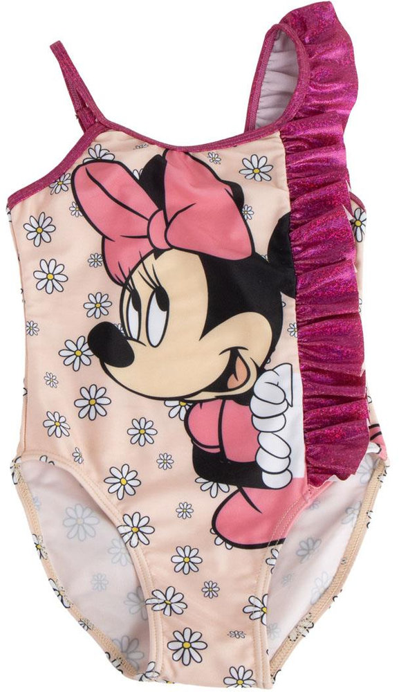 Παιδικό ολόσωμο μαγιό Cerda - Minnie Mouse, με διακόσμηση, 2 ετών