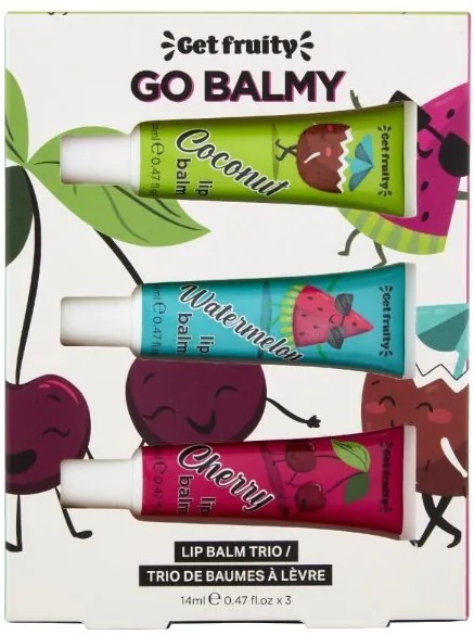 Dirty Works Σετ δώρου Get Fruity Go Balmy Trio, 3 Τεμάχια