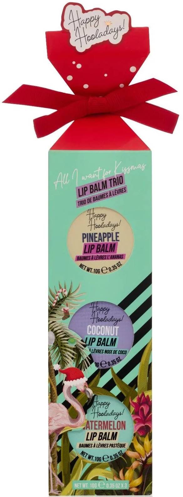 Dirty Works Σετ δώρου με lip balm Happy Hooladays, 3 Τεμάχια