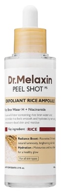 Dr. Melaxin Αμπούλα απολέπισης προσώπου White Rice, 80 ml