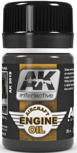 Διαβρωτικό προϊόν για την αεροπορία AK Interactive - AIRCRAFT ENGINE OIL (AK2019) (35 ml)