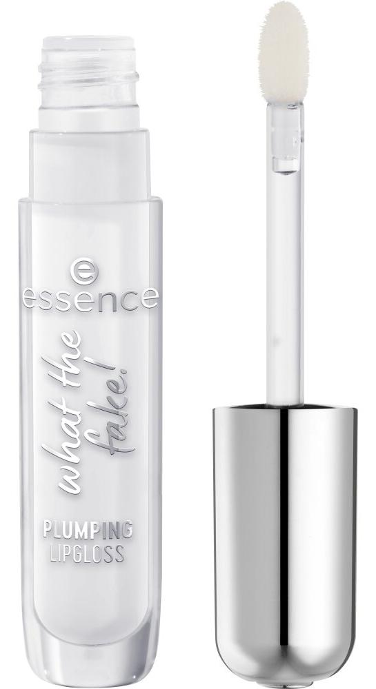 Essence What The Fake! Γκλος για όγκο χειλιών, 100 Sheer Genius, 4 ml