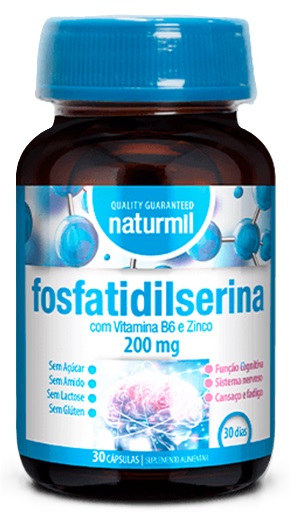 Φωσφατιδυλοσερίνη, 200 mg, 30 κάψουλες, Naturmil