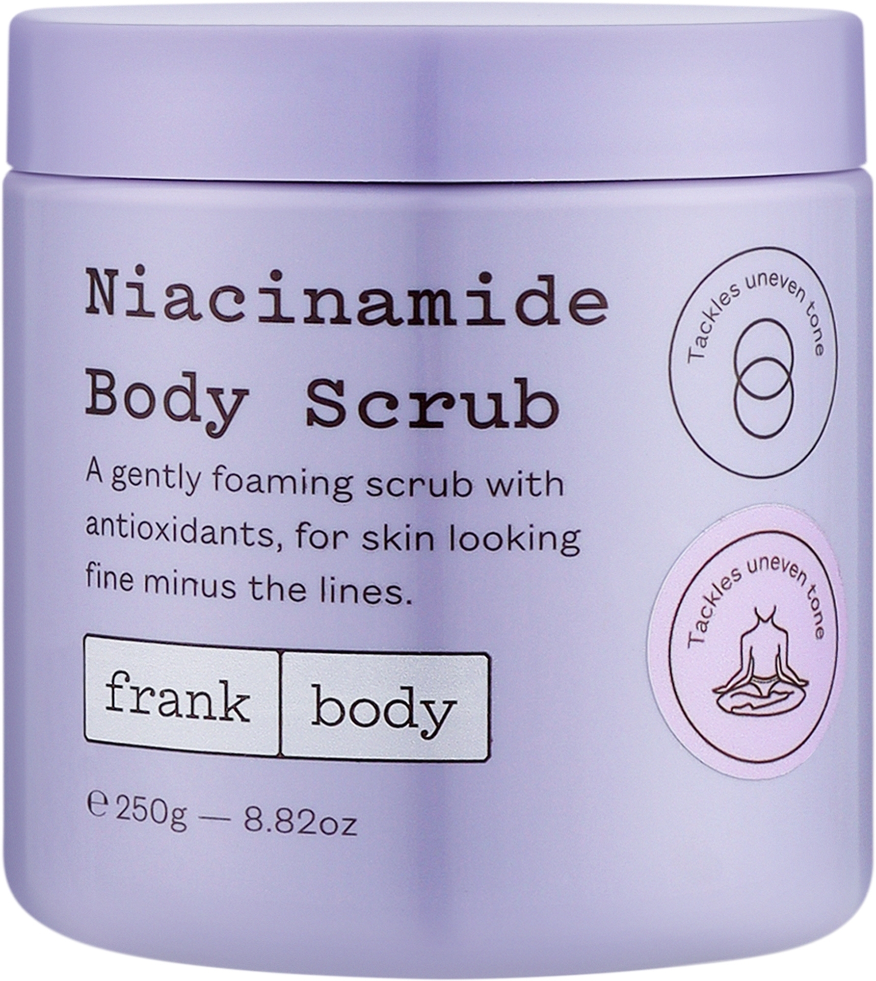 Frank Body Απολέπιση σώματος με νιασιναμίδη, 250 g