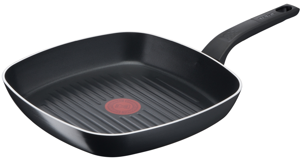 Τηγάνι Grill Tefal - Simply Clean B5674053, 26 cm,μαύρο