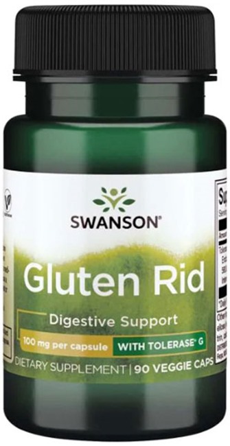 Gluten Rid, 100 mg, 90 φυτικές κάψουλες, Swanson