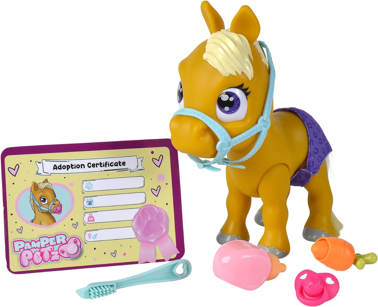 Σετ παιχνιδιών Simba Toys Pamper Petz - Πόνυ με πάνα και εκπλήξεις