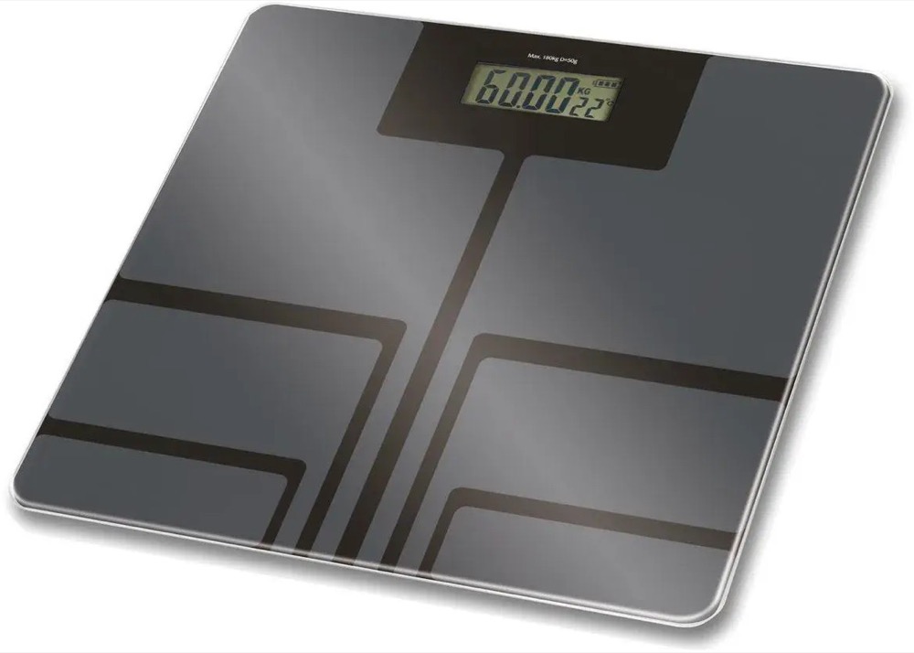 Ζυγαριά Rosberg - R51650E, 180kg, ασημί