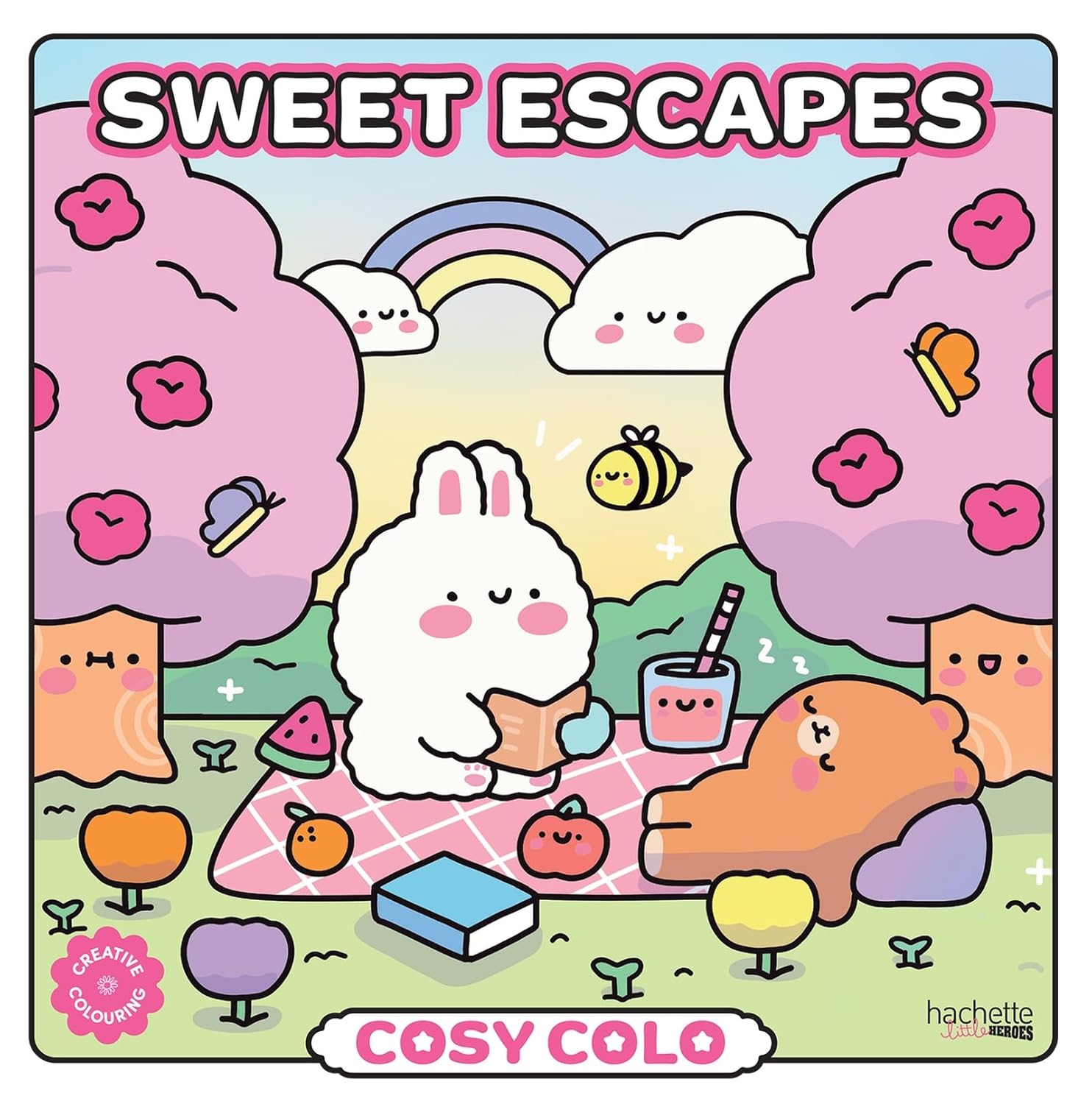Βιβλίο ζωγραφικής Hachette - Cosy Colo: Sweet Escapes
