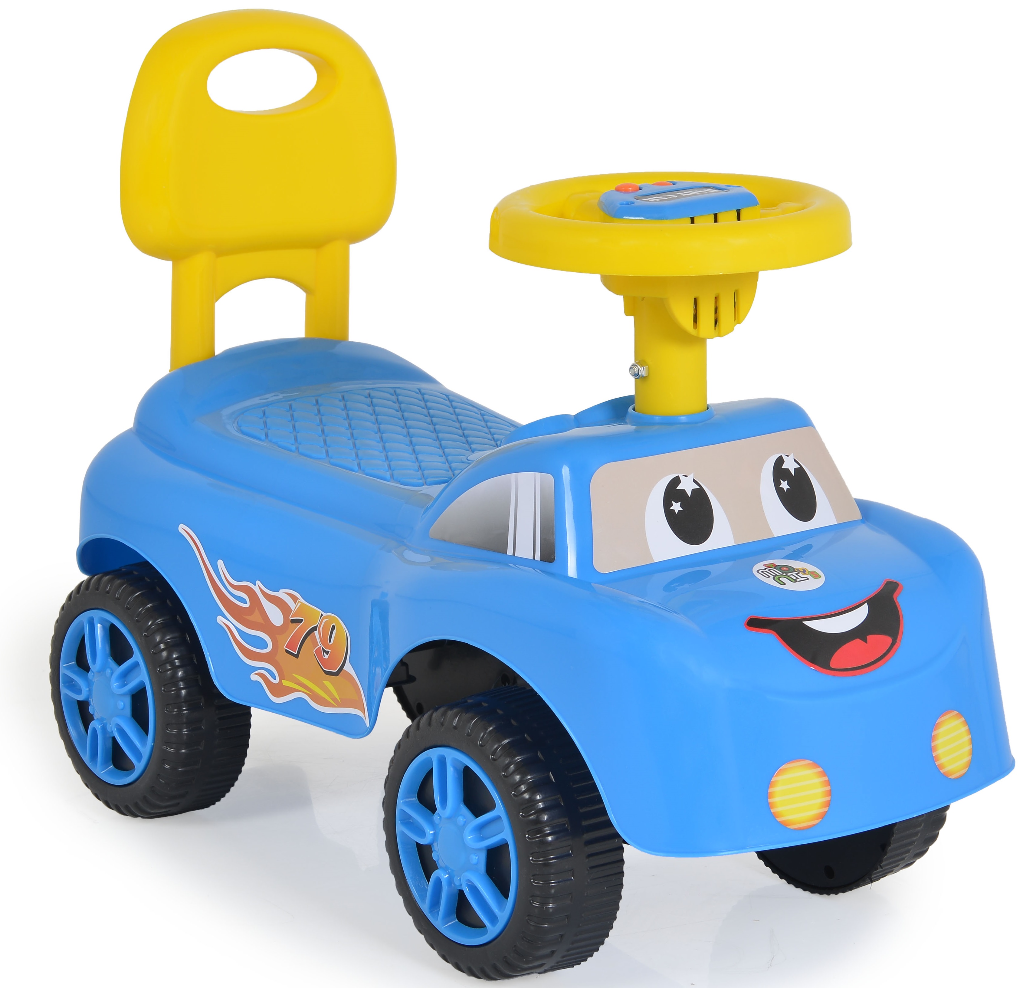 Αυτοκίνητο ώθησης Мoni Toys - Keep Riding,μπλε