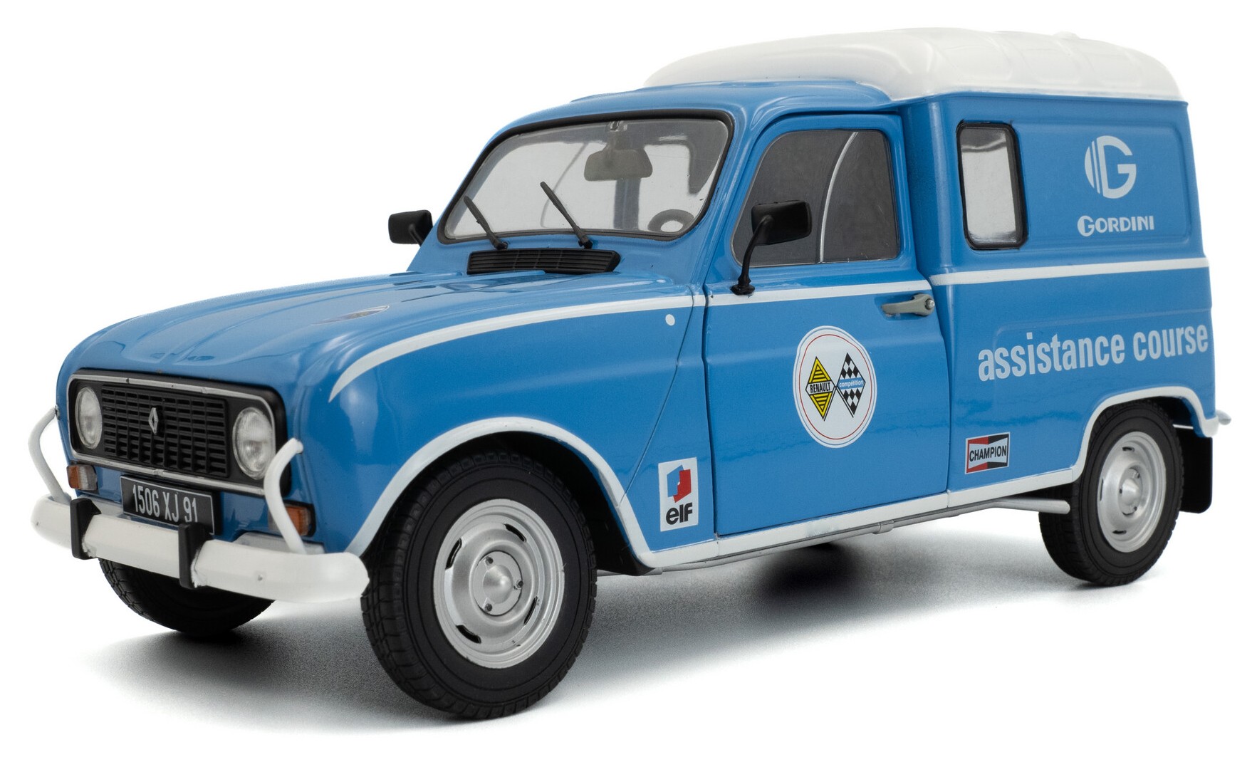 Συλλεκτικό μοντέλο SOLIDO Contemporary: Αυτοκίνητα - Renault 4LF4 Gordini Service, Μπλε, 1976