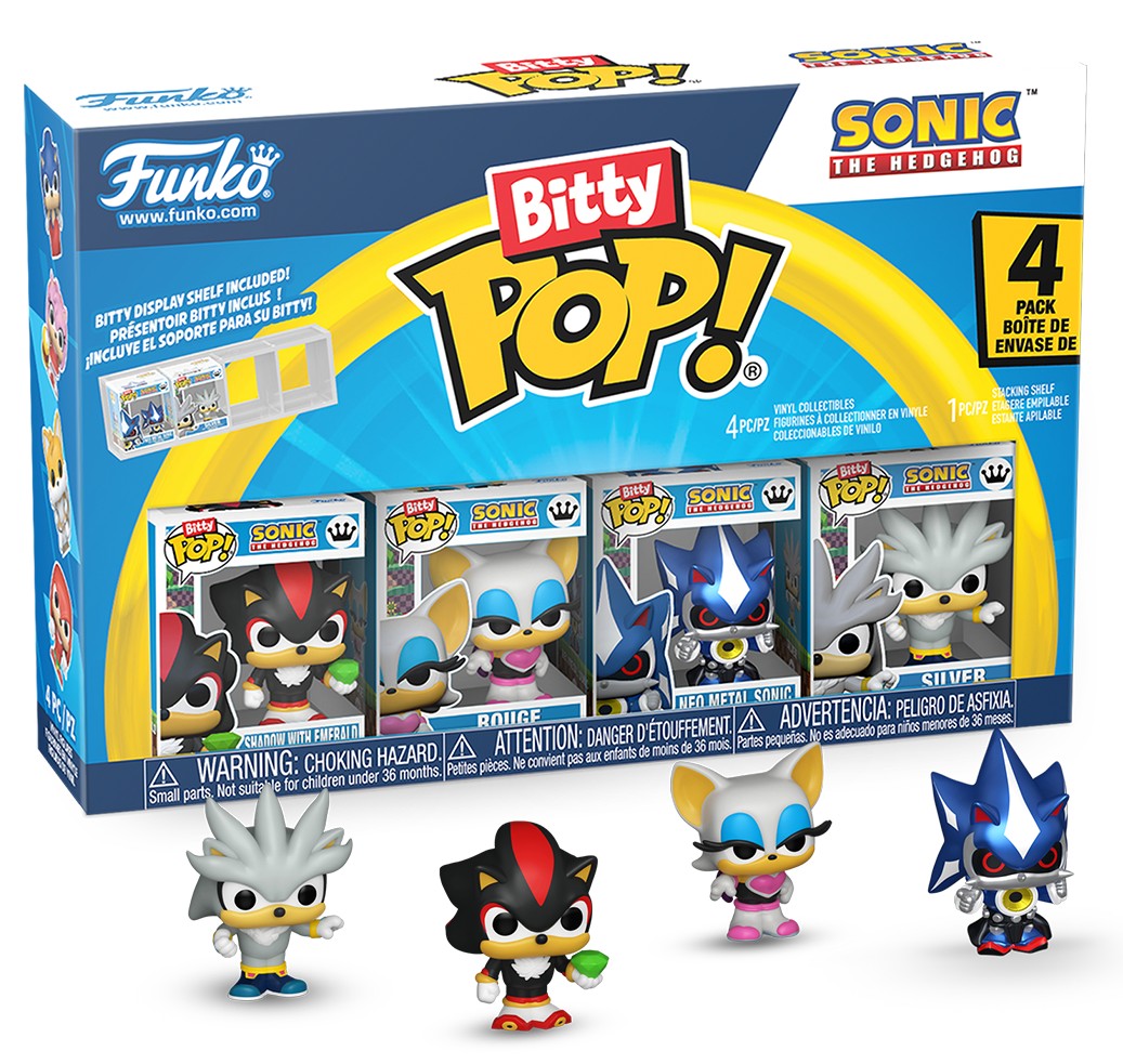 Σετ μίνι φιγούρες Funko Bitty POP! Games: Sonic The Hedgehog - 4 Pack (Series 1)