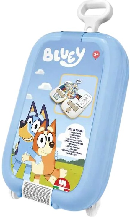 Σετ ζωγραφικής σε βαλιτσάκι με ρόδες Multiprint Bluey