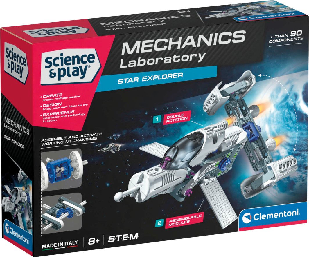 Κατασκευαστής Clementoni Mechanics - Star Explorer, 90 τεμάχια