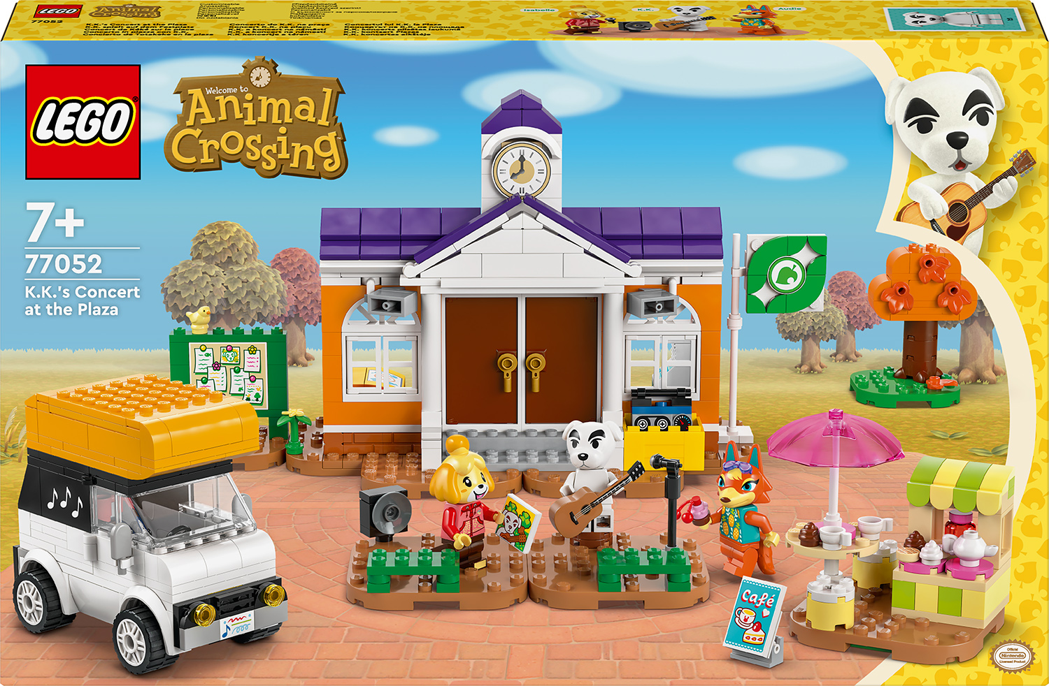 Κατασκευαστής LEGO Animal Crossing - Η συναυλία του Κ.Κ. στην πλατεία (77052)