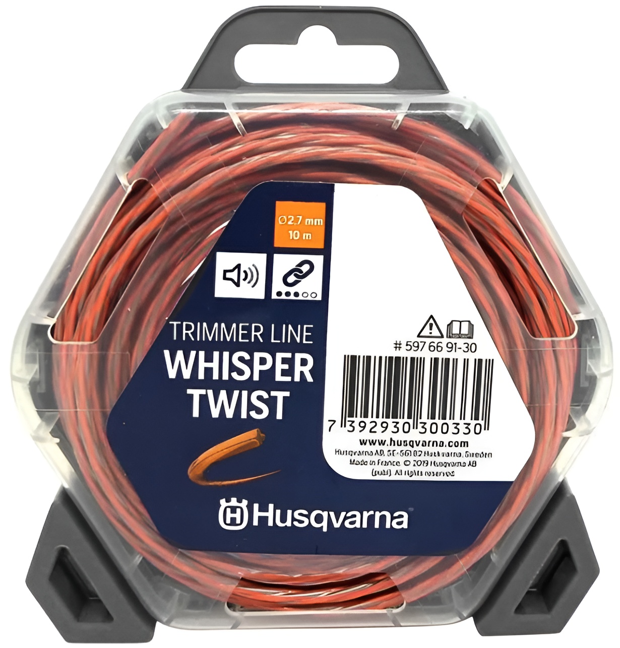 Κορδόνι για τριμμερ Husqvarna - Whisper Twist 597669130, 2.7 mm, 10 m