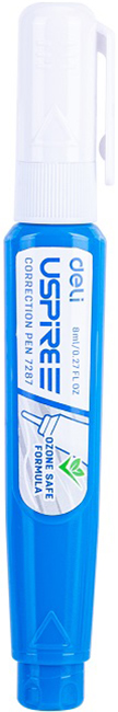 Διορθωτικό στυλό Deli Uspire - E7287, 8 ml, μεταλλική μύτη