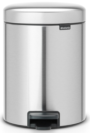 Κάδος απορριμμάτων Brabantia - NewIcon, 5 l, Matt Steel Fingerprint Proof