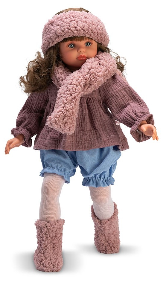 Κούκλα Asi Dolls - Πέπα, με τζιν παντελόνι και αξεσουάρ, 57 cm