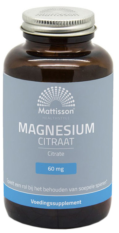 Magnesium Citrate, 180 κάψουλες, Mattisson Healthstyle