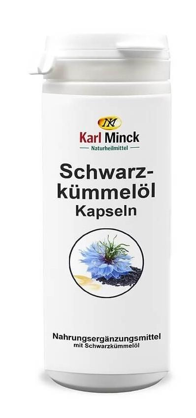 Έλαιο από μαύρο κύμινο, 500 mg, 100 κάψουλες, Karl Minck
