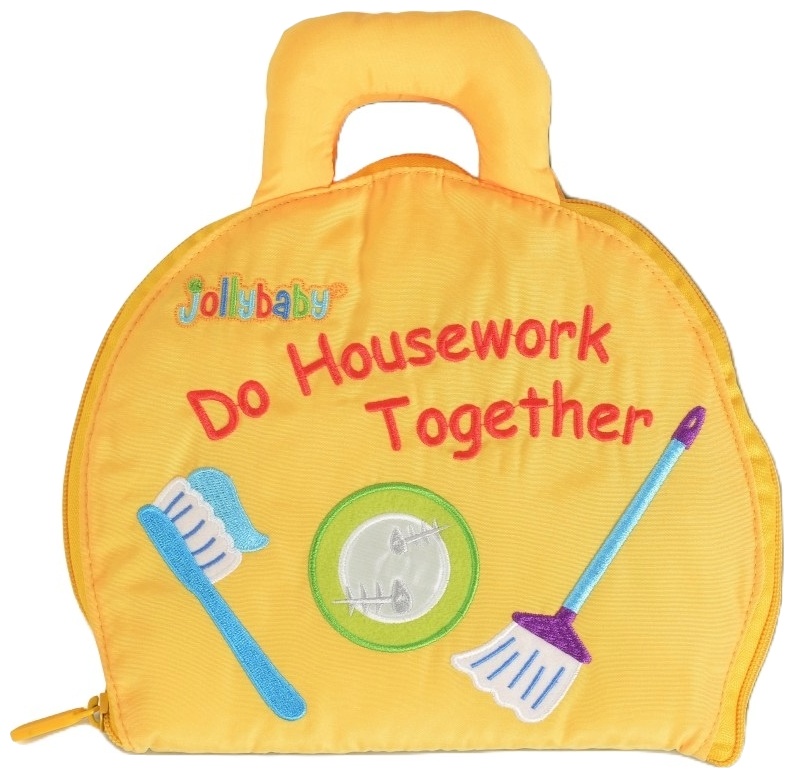 Μαλακό βιβλίο τσάντα Jollybaby - Do Housework Together