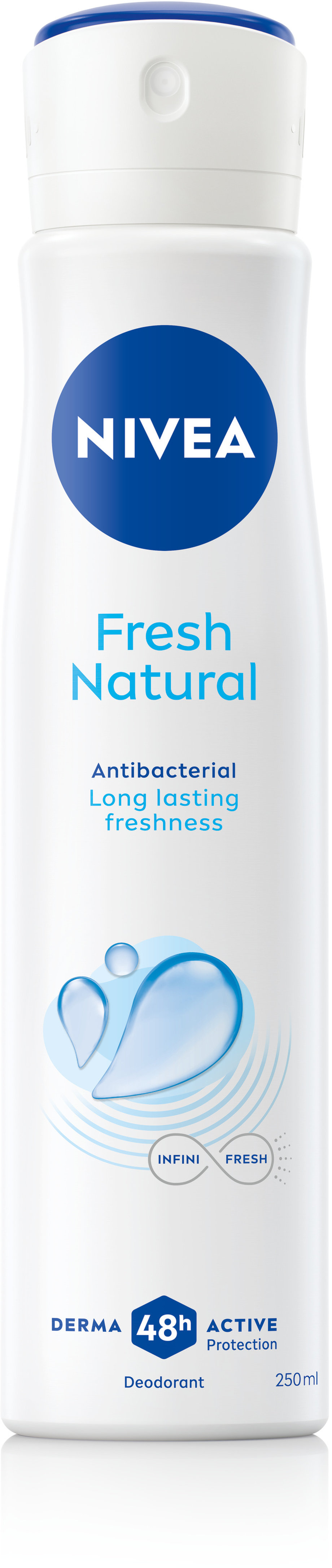 Nivea Αποσμητικό σπρέι Fresh Natural, 250 ml