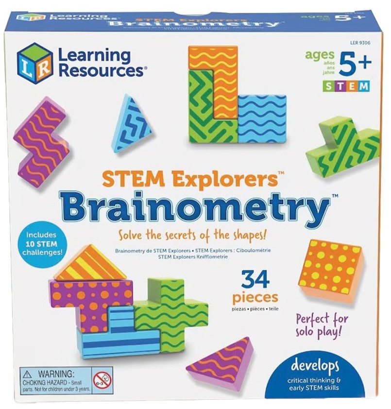 Εκπαιδευτικό σετ Learning Resources - Προκλήσεις Λογικής , 34 τεμάχια
