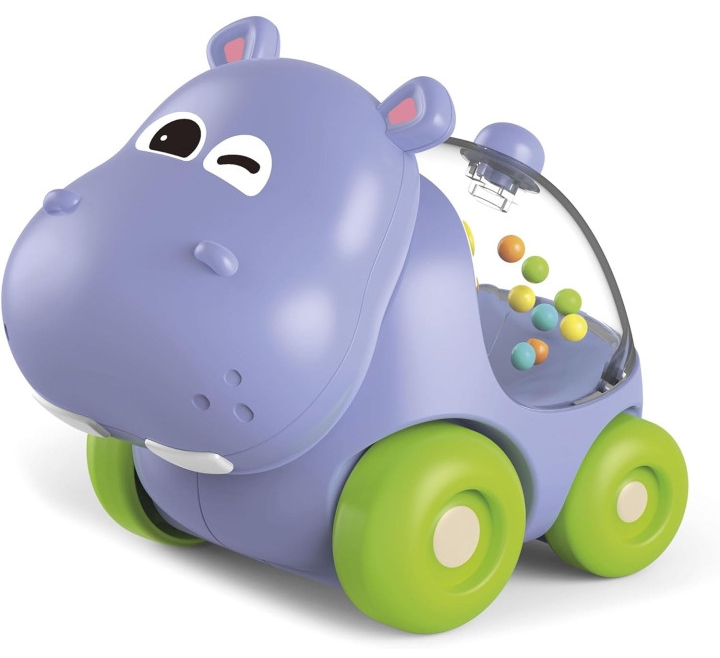 Εκπαιδευτικό παιχνιδάκι 2 σε 1 Lisciani Giochi Carotina Baby - Ιπποπόταμος με κάρτες μνήμης