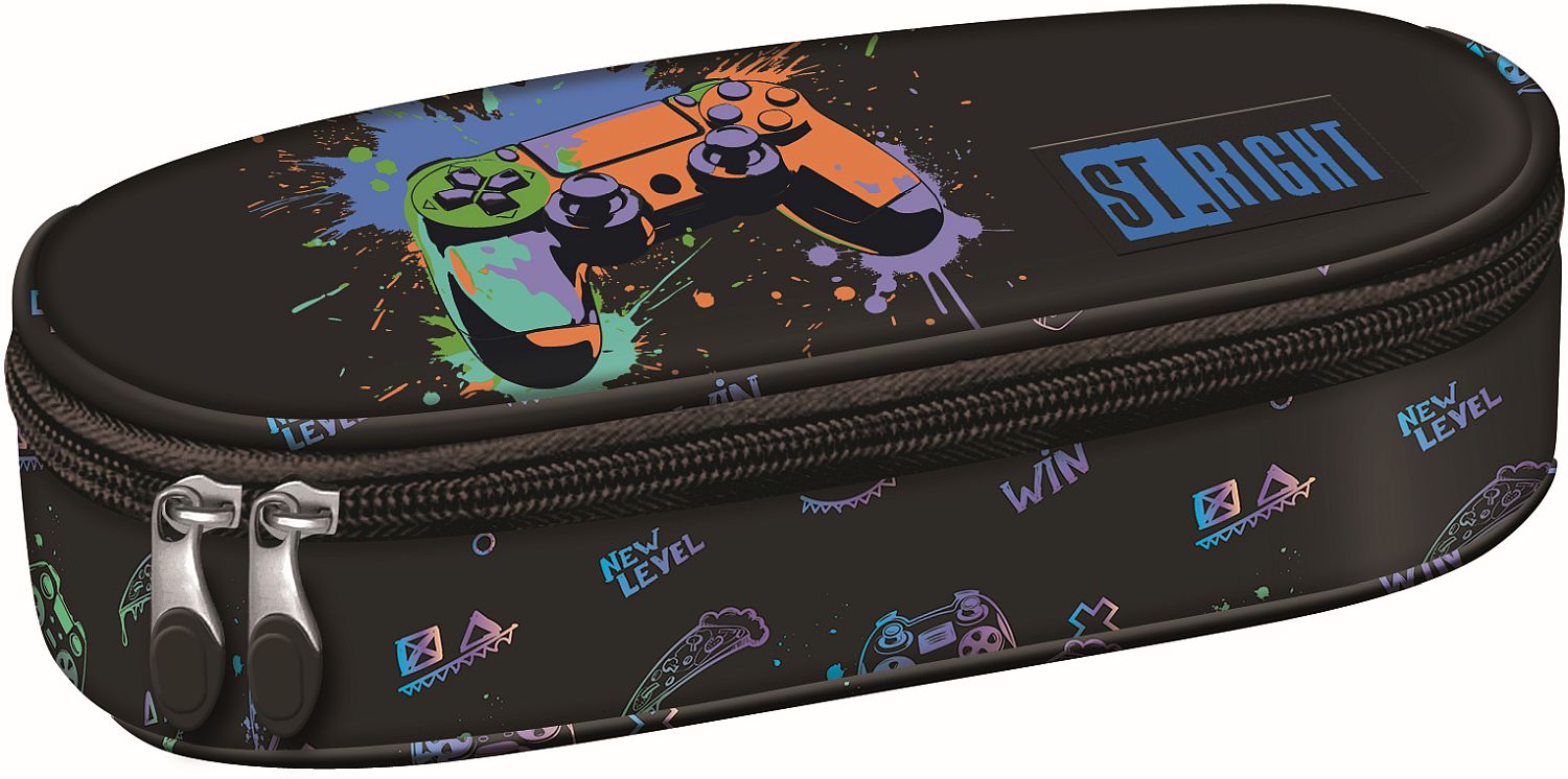 Κασετίνα οβάλ St. Right Game Controller Splash - 1 φερμουάρ