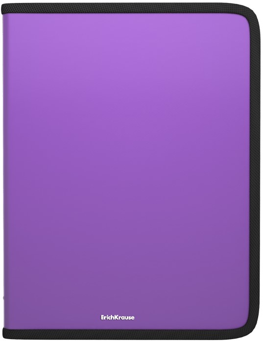Φάκελος με φερμουάρ Erich Krause - Matt Vivid, A4+, μωβ