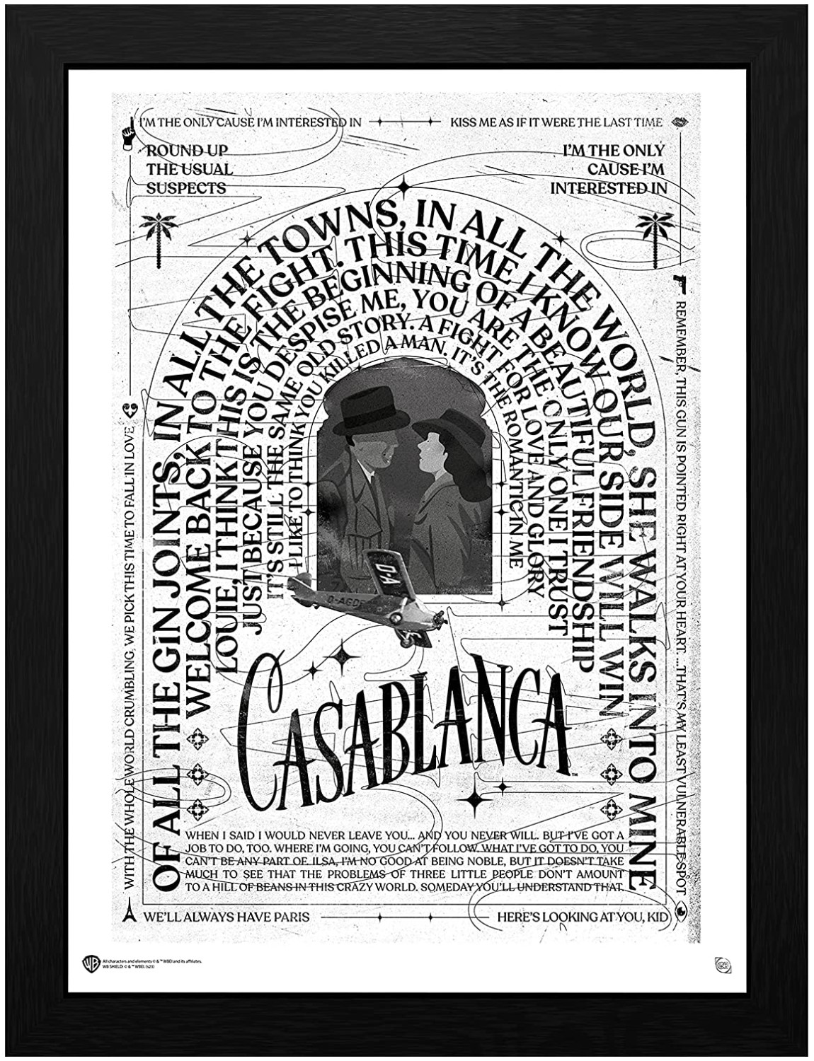 Αφίσα με κορνίζα GB eye Movies: Casablanca - Casablanca