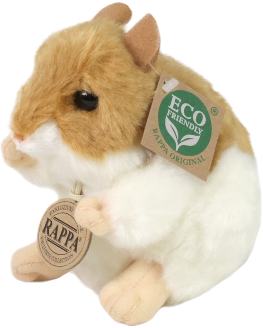 Λούτρινο παιχνίδι Rappa Eco friends - Χάμστερ, 13 cm