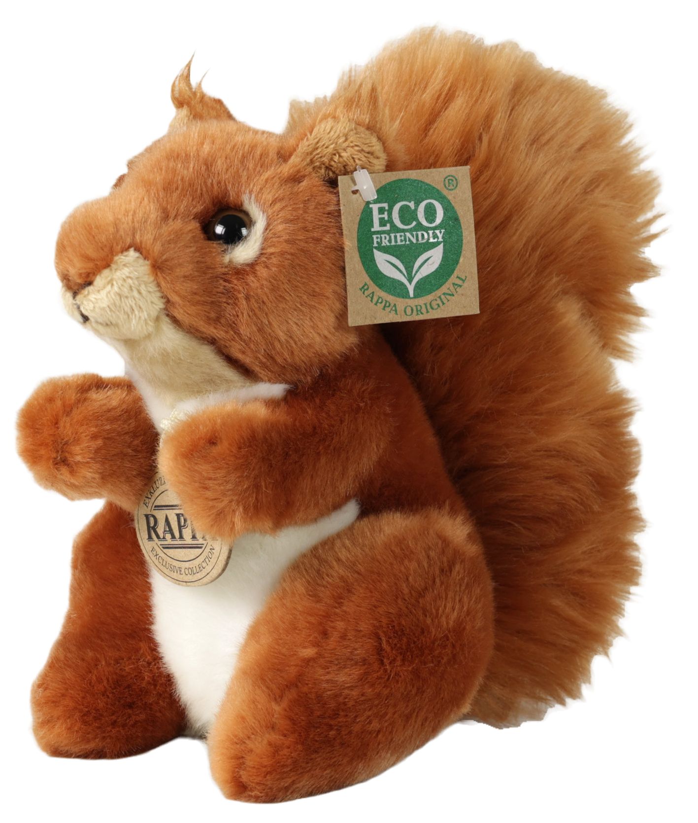 Λούτρινο παιχνίδι Rappa Eco Friends - Σκίουρος, 18 cm