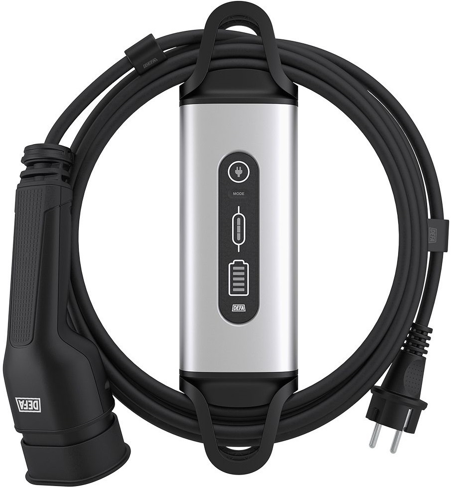Φορητός μονοφασικός σταθμός φόρτισης Defa - eConnect Mode 2, 10A, 6M, T2-SCHUKO