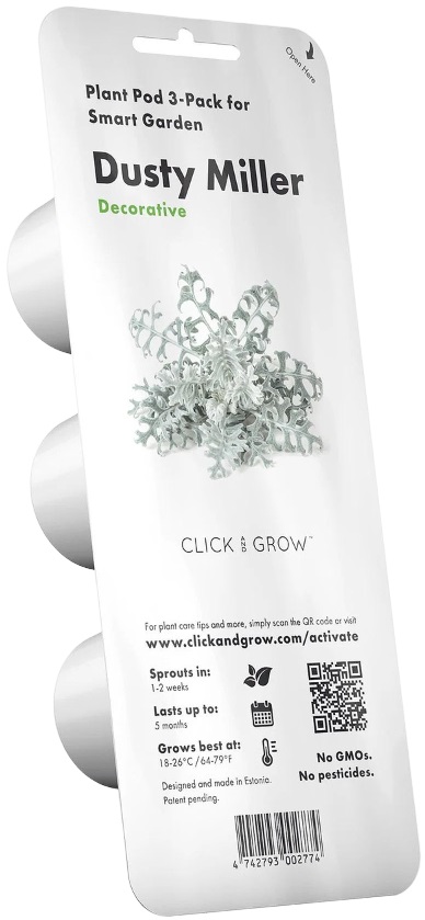 Σπόροι Click and Grow - Senecio bicolor, 3 ανταλλακτικά