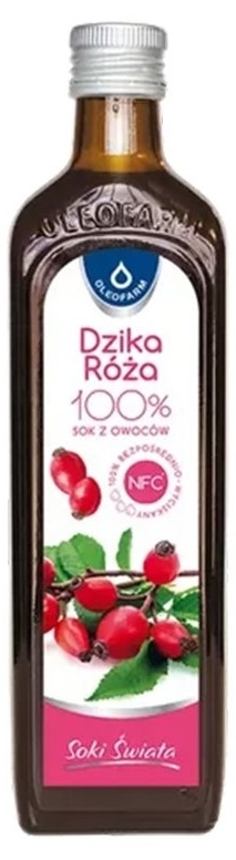 Χυμός από τριαντάφυλλο άγριο, 490 ml, Oleofarm