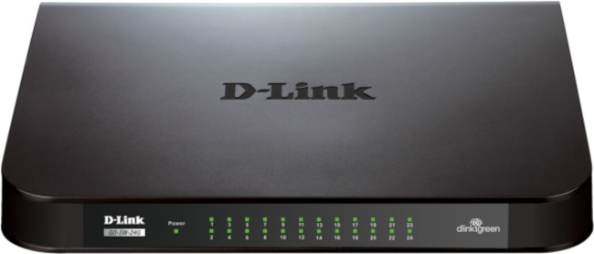Switch D-Link - GO-SW-24G, 24 θύρες, μαύρο