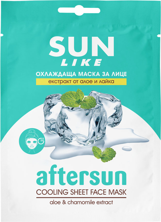 Sun Like Μάσκα προσώπου από φύλλο ψύξης, 20 ml