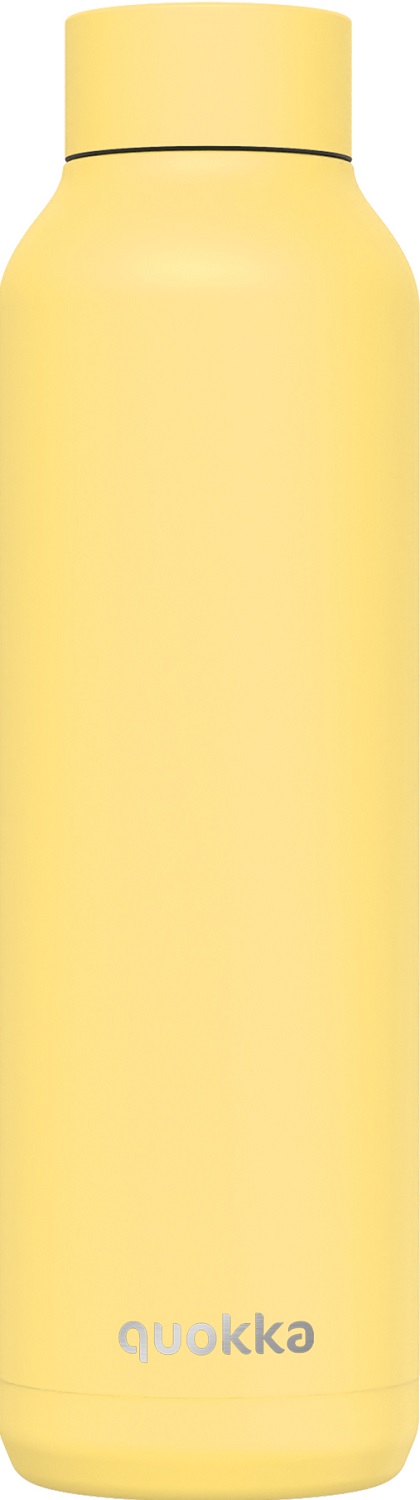 Θερμικό μπουκάλι Quokka Solid - Light Yellow, 630 ml