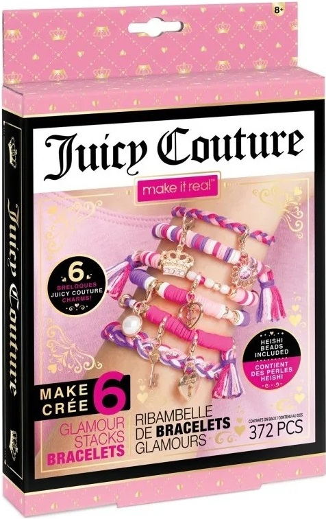 Δημιουργικό σετ Make It Real - Juicy Couture Glamour Stacks, βραχιόλια