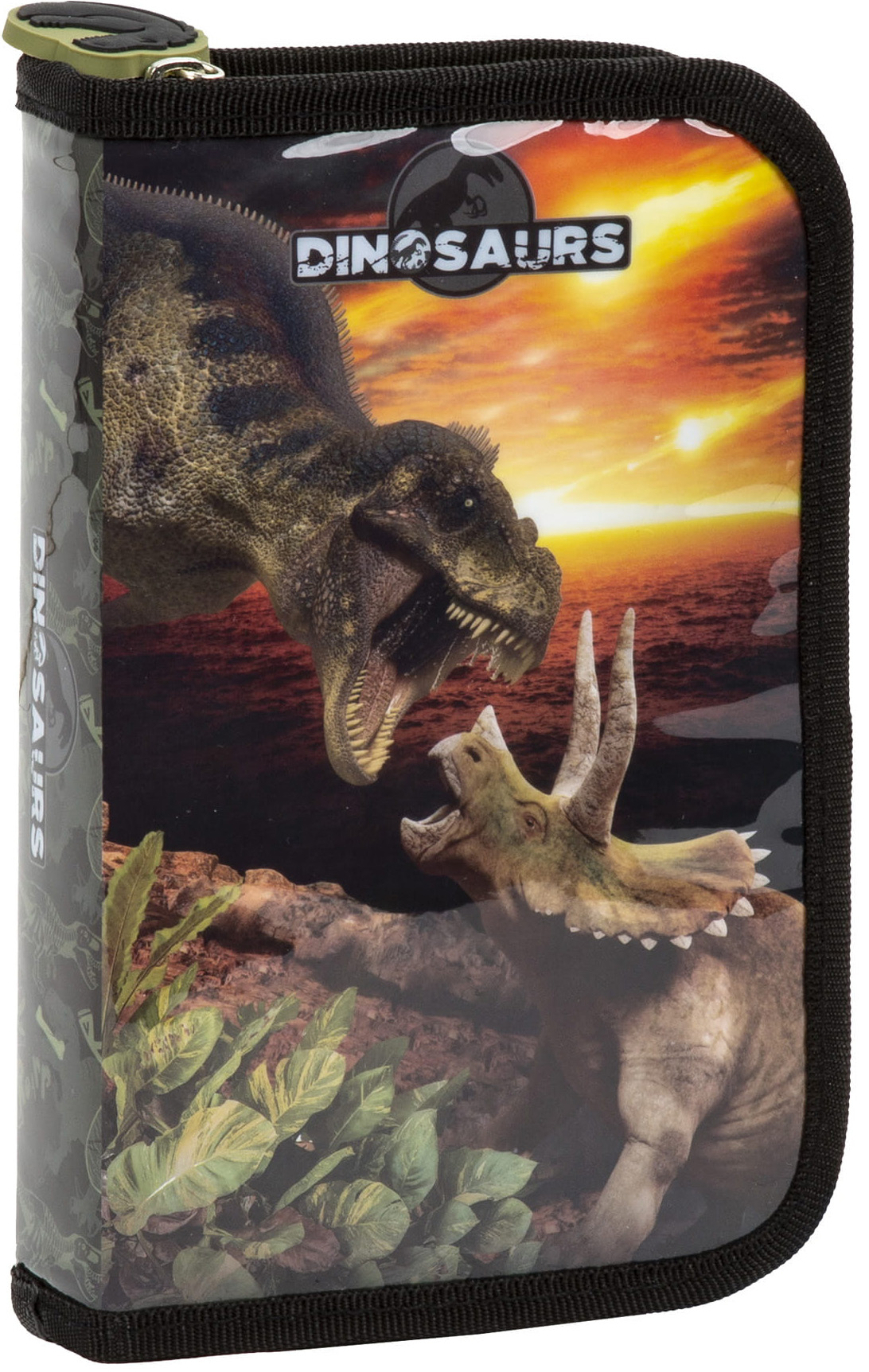 Σχολική κασετίνα Derform Dinosaur 18 -με 1 φερμουάρ