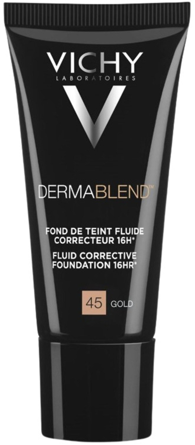 Vichy Dermablend Διορθωτικό Make up fluid, №45 Gold, SPF35, 30 ml